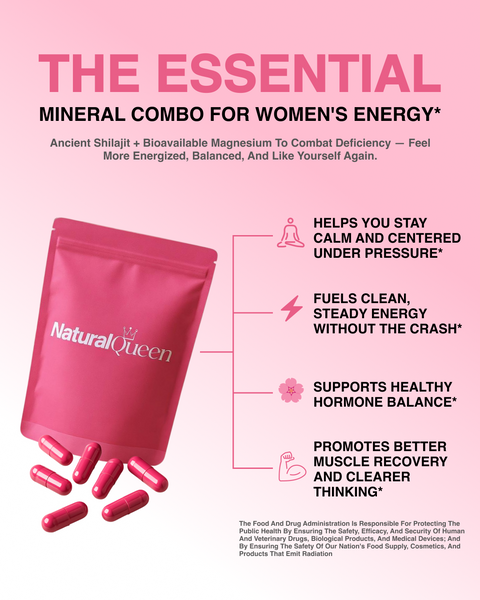 Natural Queen – Naturally Restores Hormones And Balances Energy Levels Through The Day.