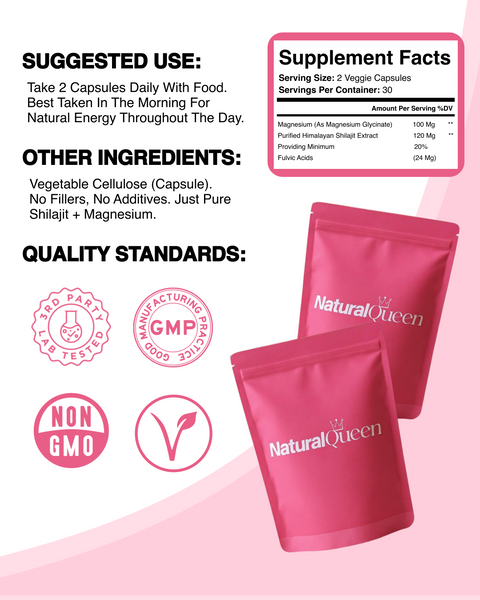 Natural Queen – Naturally Restores Hormones And Balances Energy Levels Through The Day.